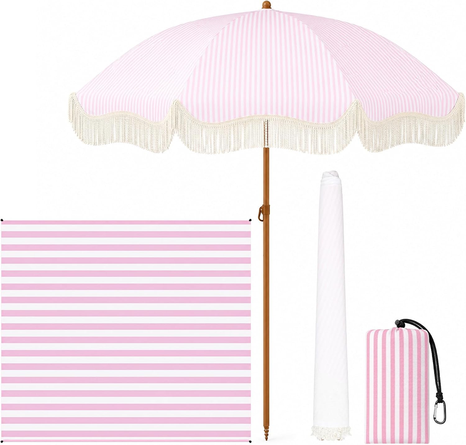 Outdoor Furniture With Umbrella - Juego de sombrillas de playa con