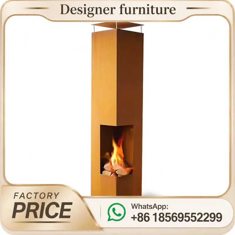 Outdoor Furniture Modern - Estufa Portátil de Pellets de Madera