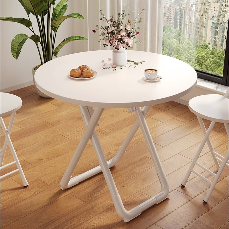 Outdoor Furniture Kitchener - Mesa de comedor redonda plegable portátil,
