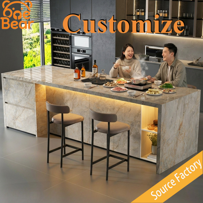 Outdoor Furniture Kitchener - Encimera de Isla Cuadrada de Mármol