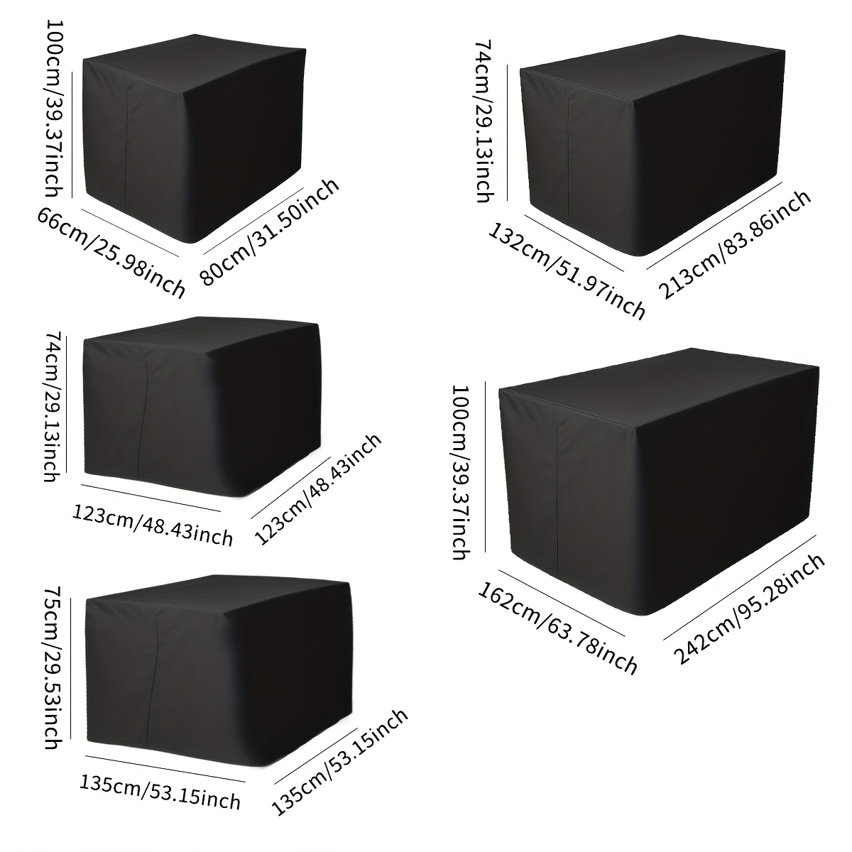 Outdoor Furniture For Cafe - Funda Protectora para Muebles de Jardín,