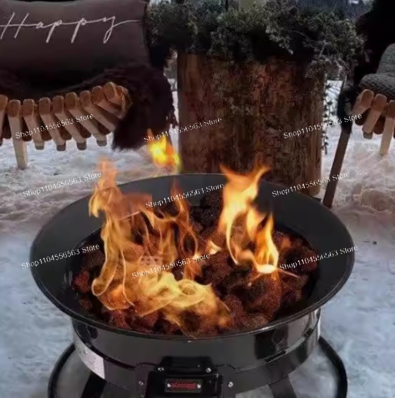 Fire Pit Bowl - Brasero Portátil de Propano de 58,000