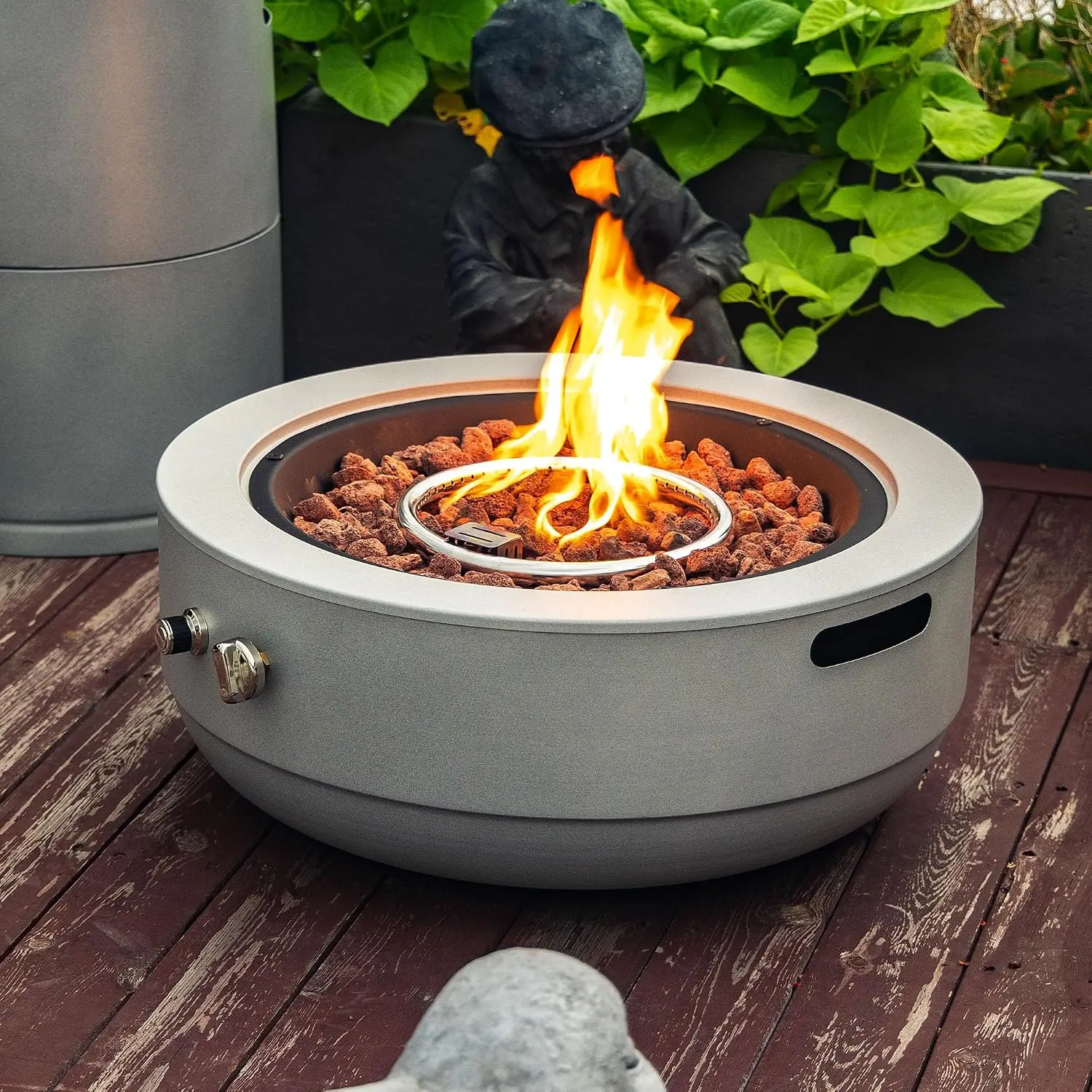 Fire Pit Bowl - Brasero de gas propano de 24