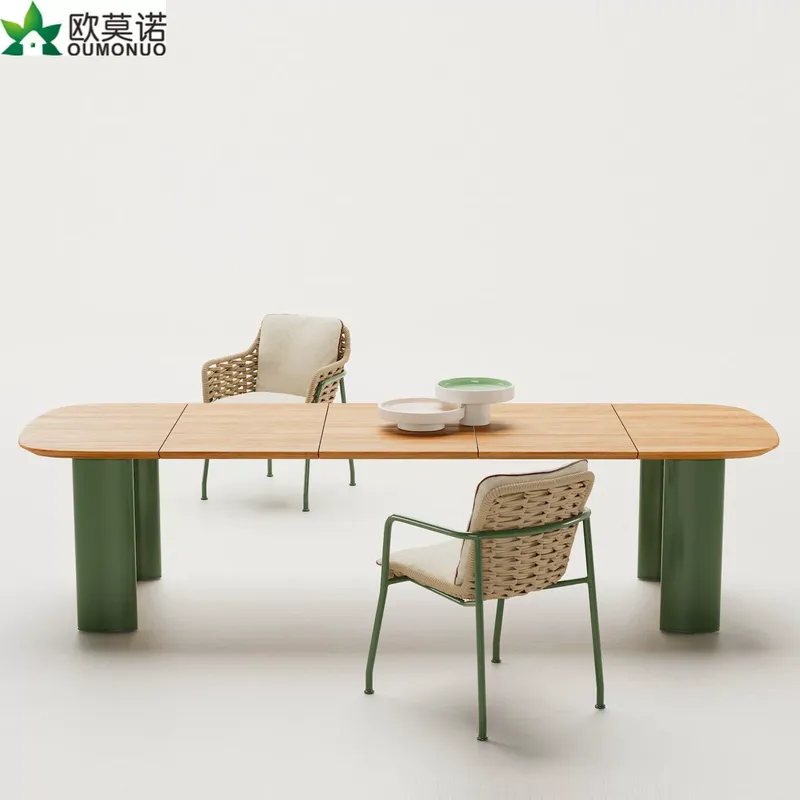 Outdoor Furniture For Cafe - Conjunto de Mesa y Sillas de