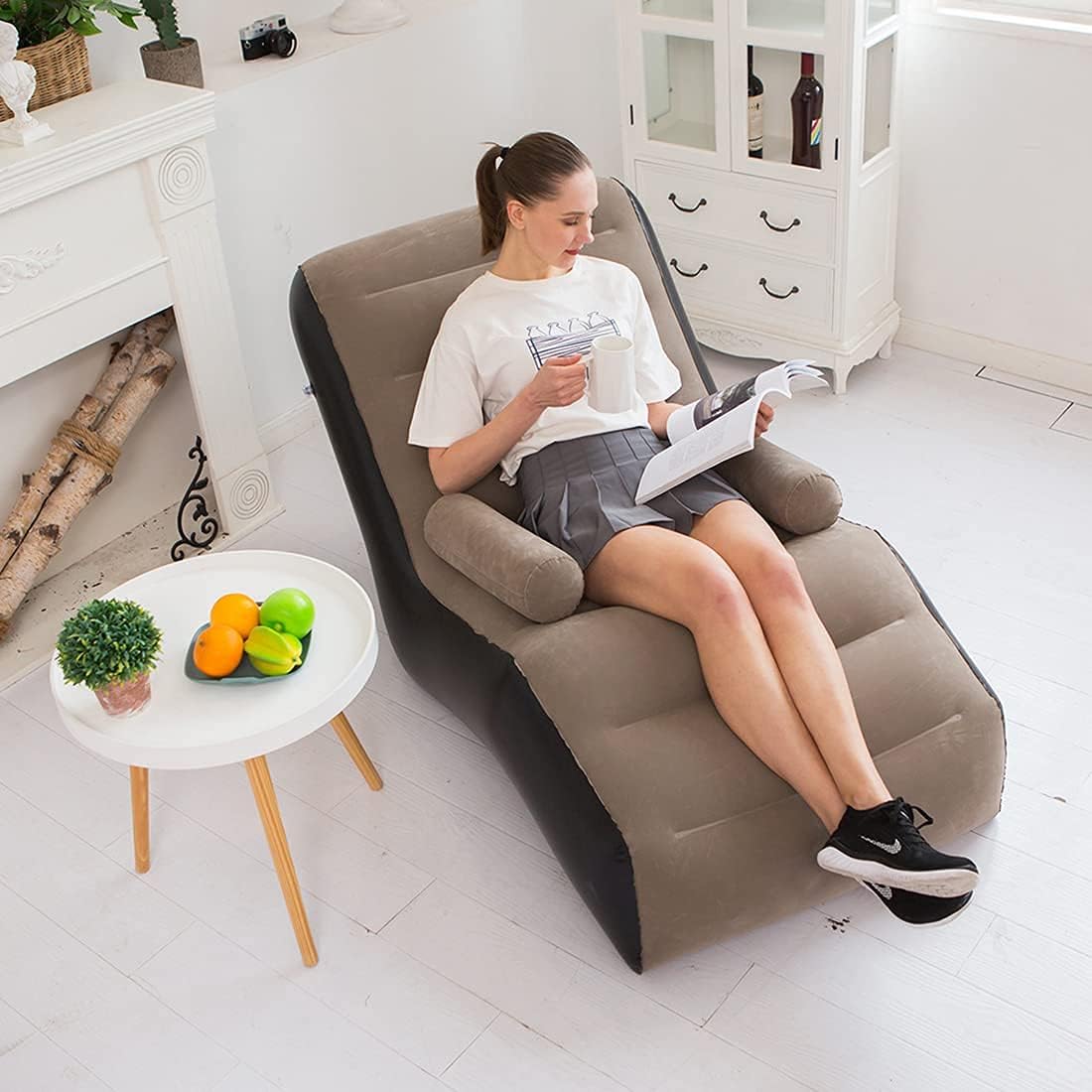 Outdoor Daybed Sofa - Sofá perezoso plegable, sillón inflable con