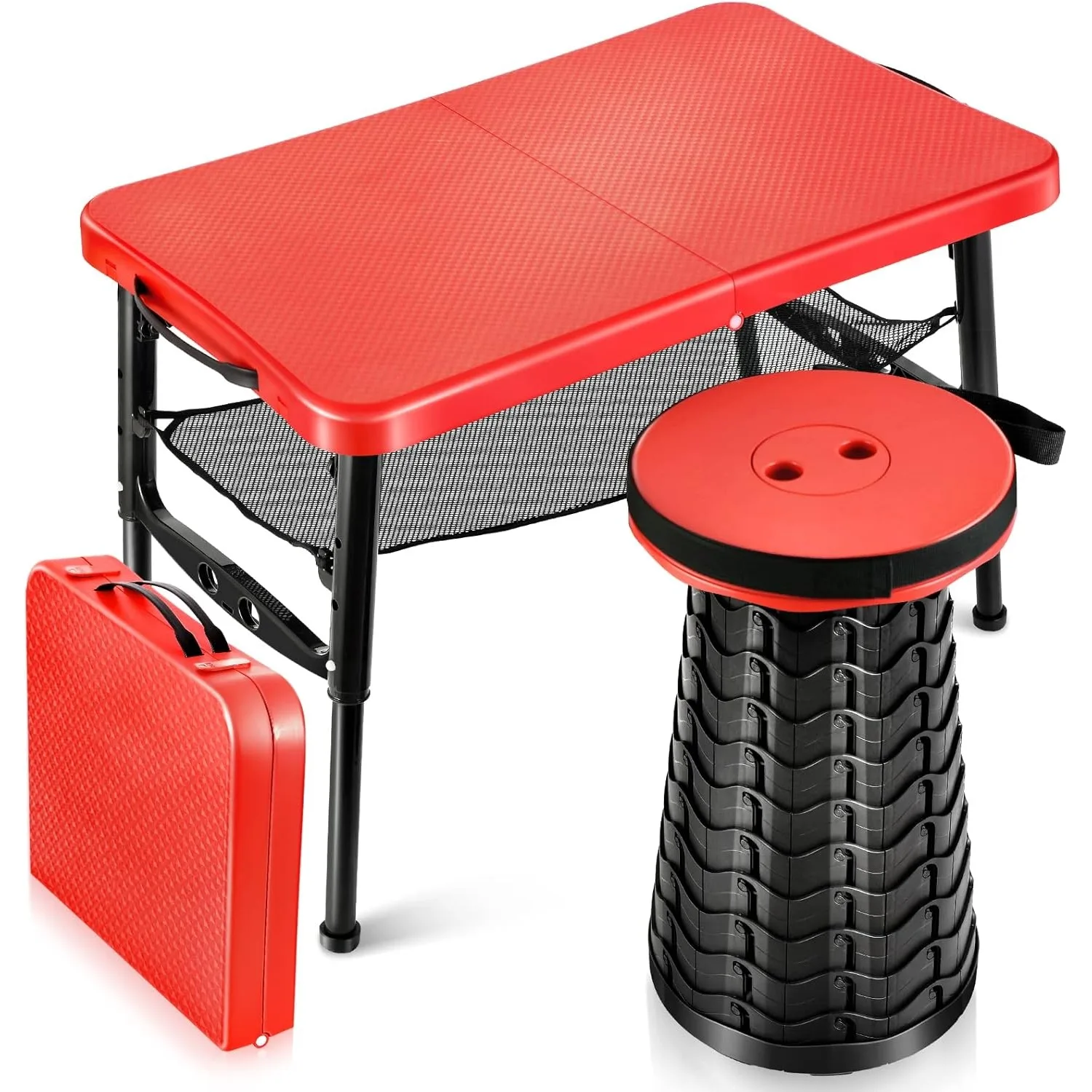 Outdoor Daybed Sofa - Juego de mesa y taburetes plegables