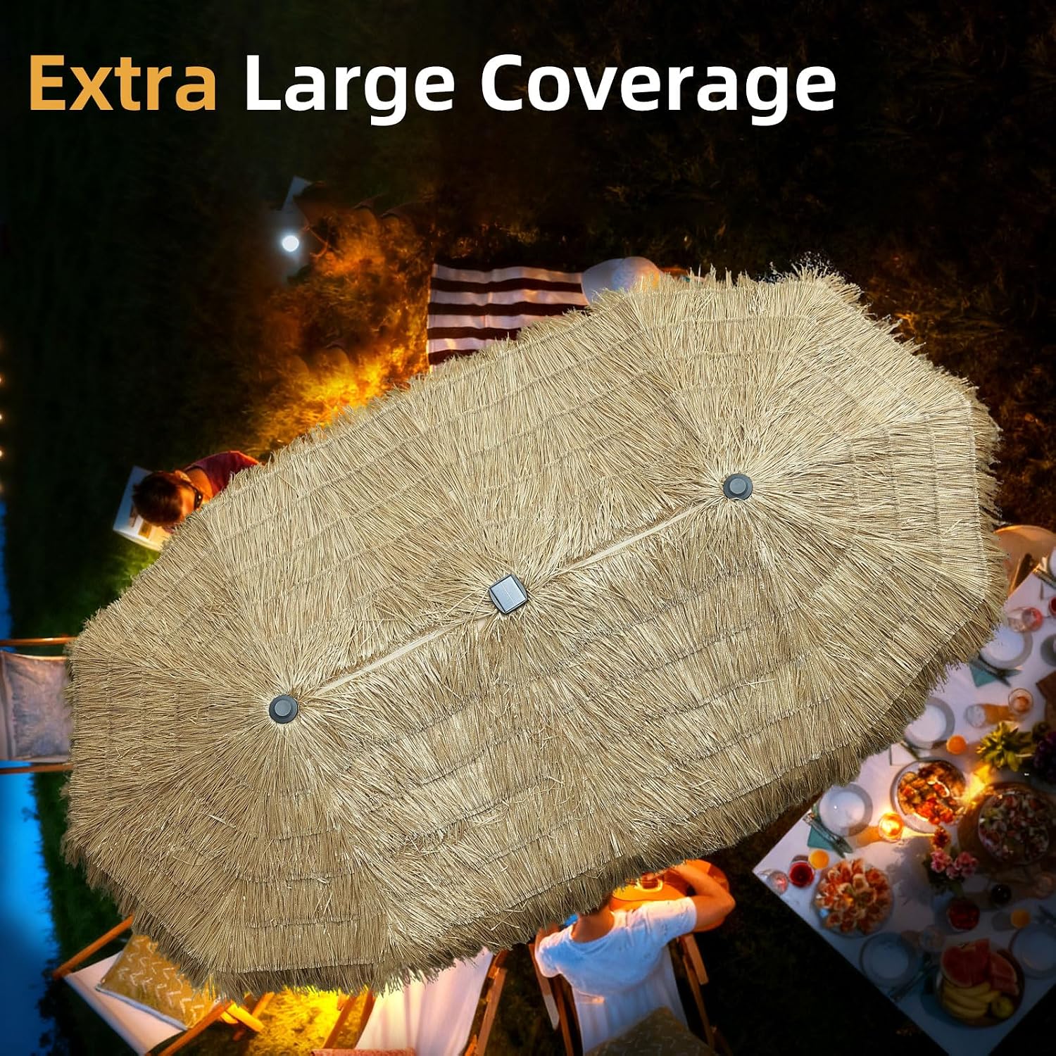 Sombrilla de Techo de Paja de  - Outdoor Furniture With Umbrella reseña y precio