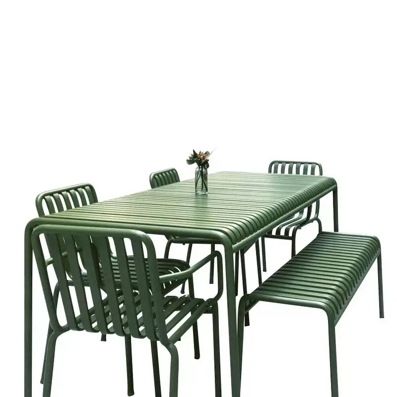 Mesas y sillas de hierro forja - Outdoor Furniture For Cafe reseña y precio