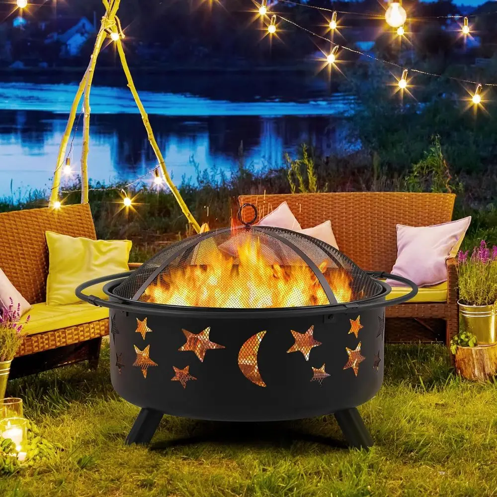 Brasero Grande para Exteriores - Fire Pit Bowl reseña y precio