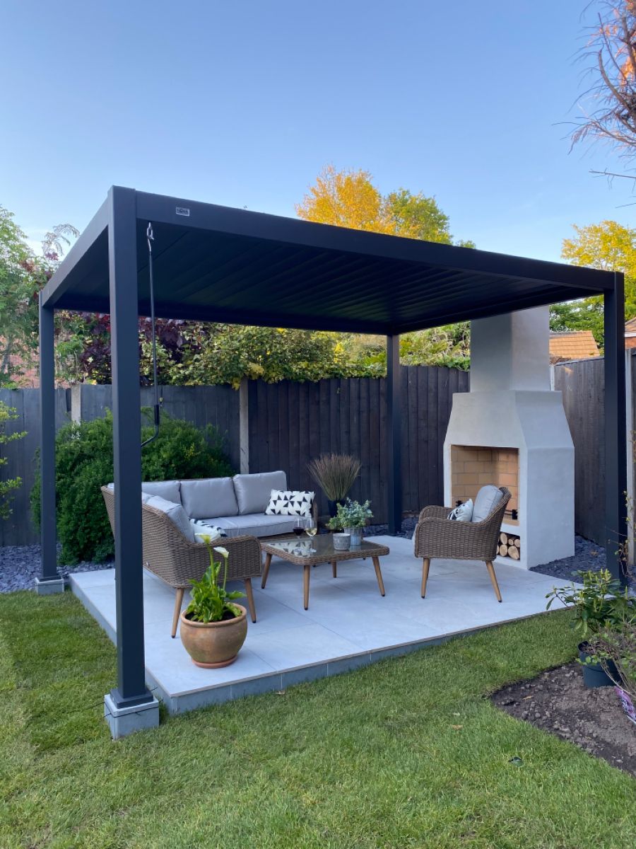 Pabellón de Estilo Minimalista - Outdoor Furniture Modern reseña y precio