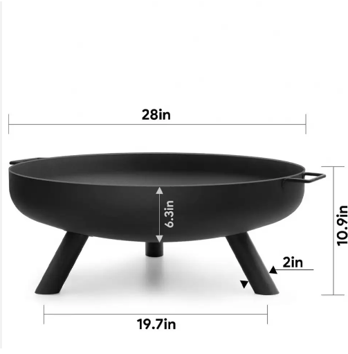 Corten Steel - Cuenco para fog - Fire Pit Bowl reseña y precio