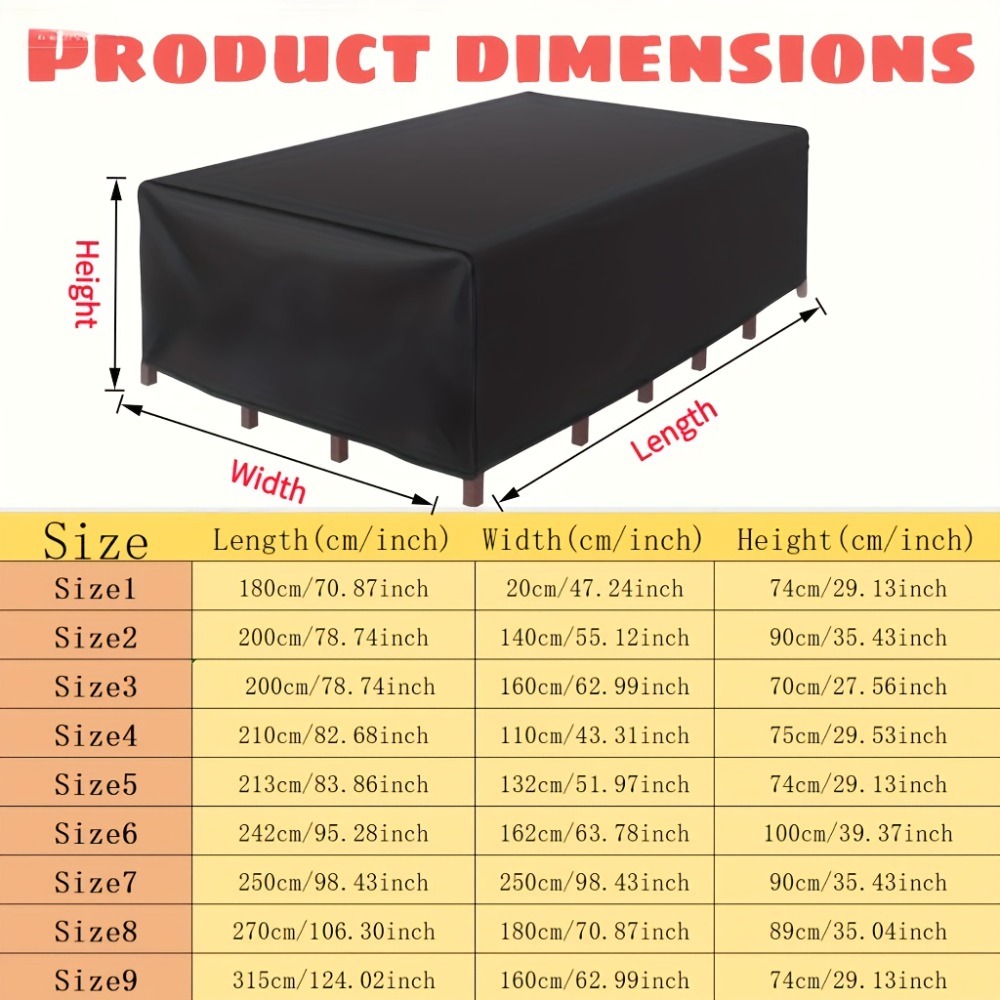 Funda Protectora para Muebles  - Outdoor Furniture For Cafe reseña y precio