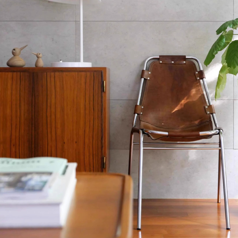 Silla de comedor de cuero Vint - Outdoor Furniture For Cafe reseña y precio
