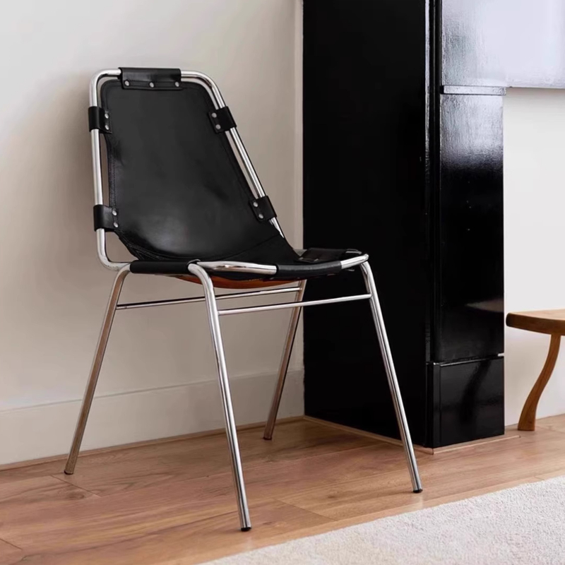 Silla de comedor de cuero Vint - Outdoor Furniture For Cafe reseña y precio
