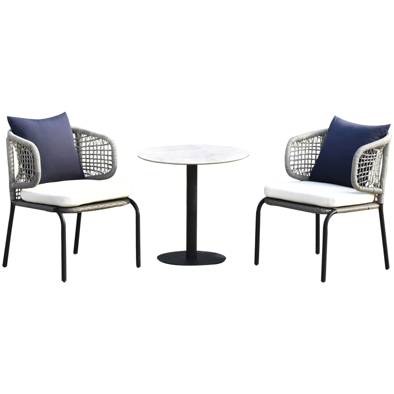 Conjunto de mesa y sillas de d - Outdoor Furniture For Cafe reseña y precio