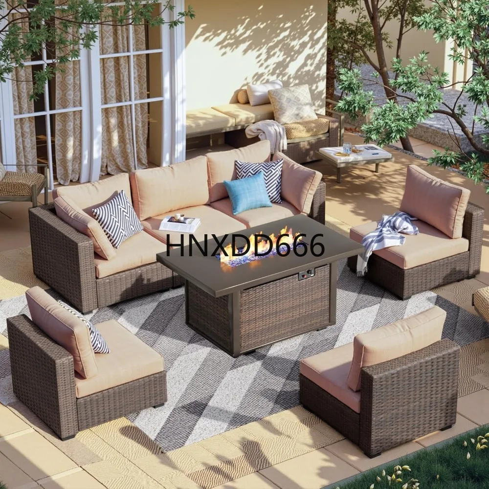 Conjunto de Muebles de Patio d - Outdoor Furniture With Fire Pit Table reseña y precio
