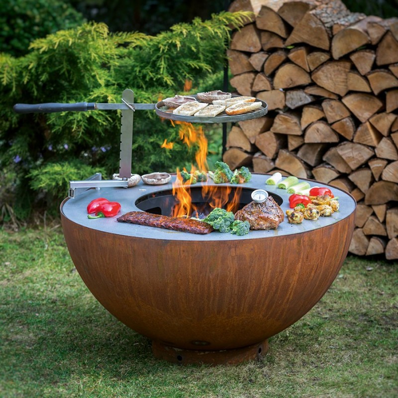 Gran Parrilla de Carbón de Ace - Fire Pit Bowl reseña y precio