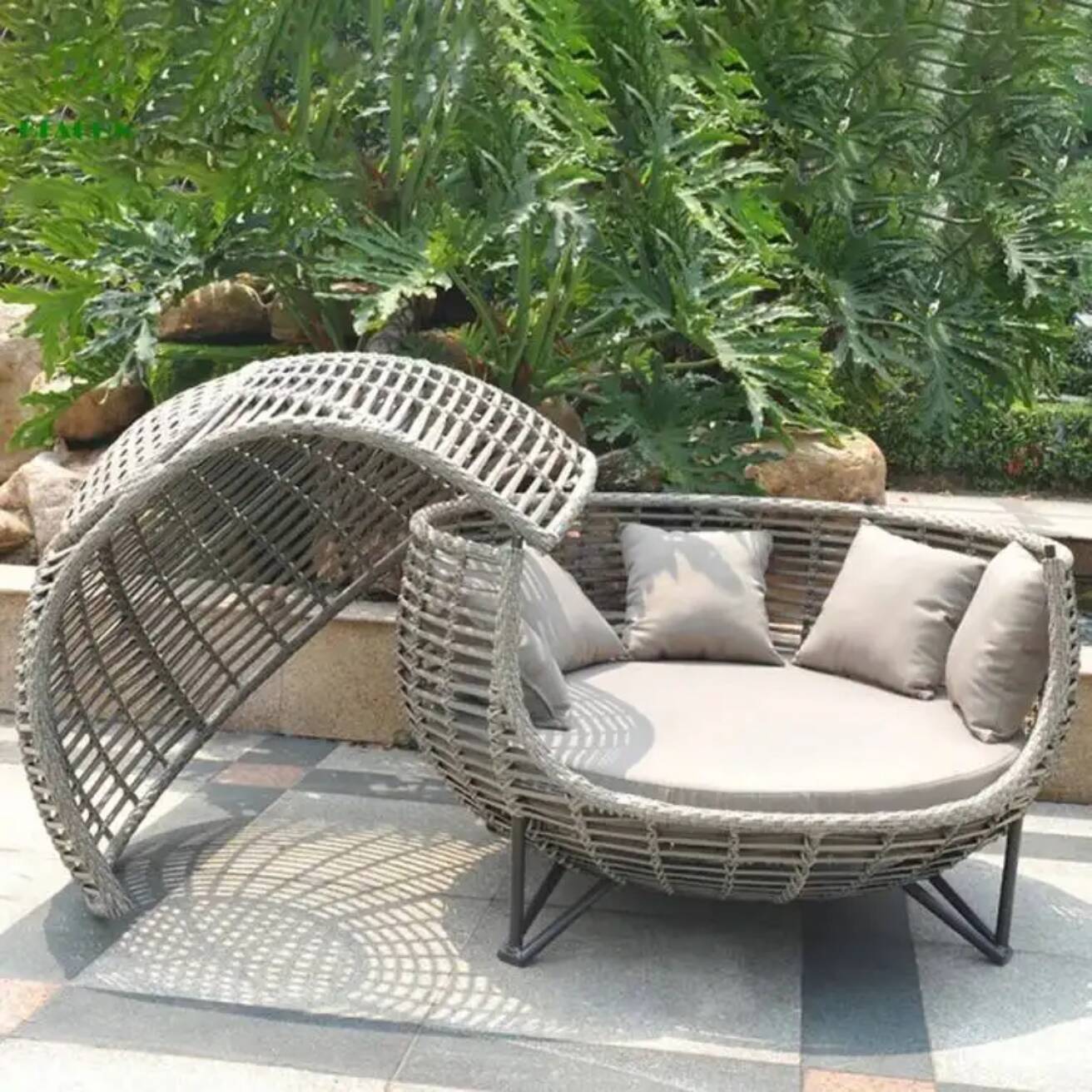 Tumbona nórdica para patio, so - Outdoor Daybed Sofa reseña y precio