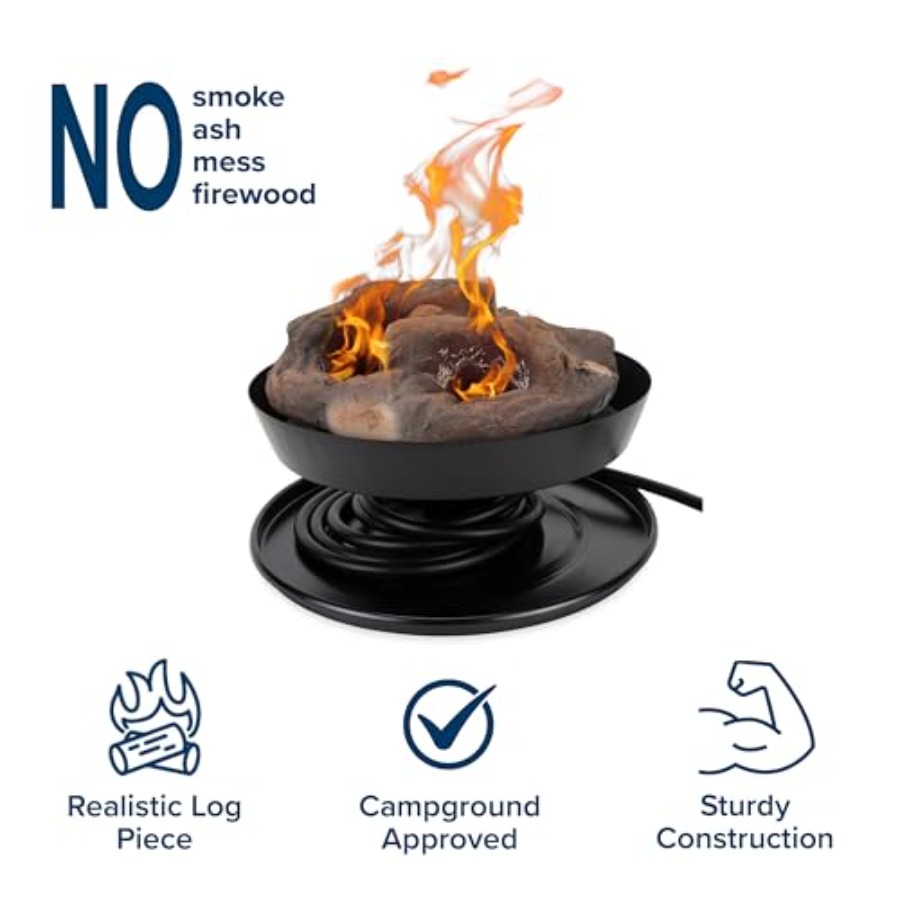 Calentador portátil de propano - Fire Pit Bowl reseña y precio