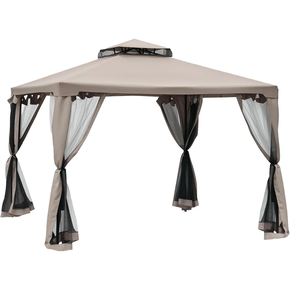 Gazebo para Patio de 9.6' x 9. - Outdoor Furniture For Patio reseña y precio