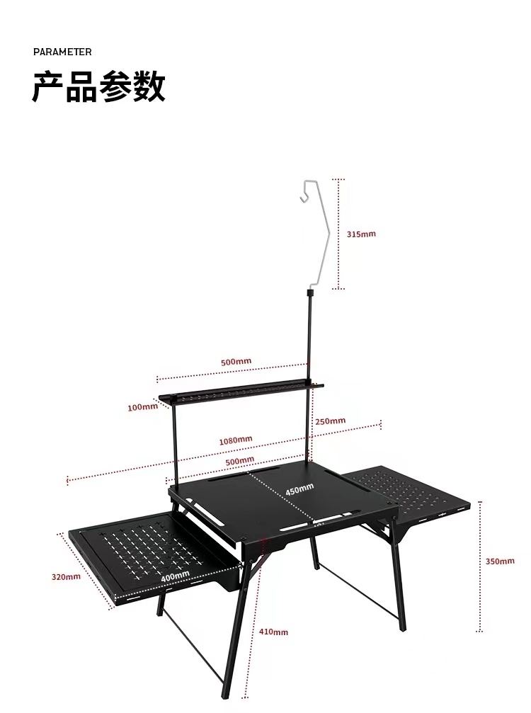 Mesa de Cocina Portátil de Alu - Outdoor Furniture Kitchener reseña y precio