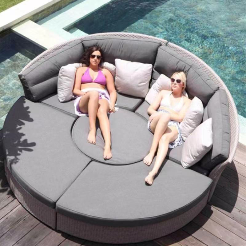 Conjunto de sofá redondo de mi - Outdoor Daybed Sofa reseña y precio