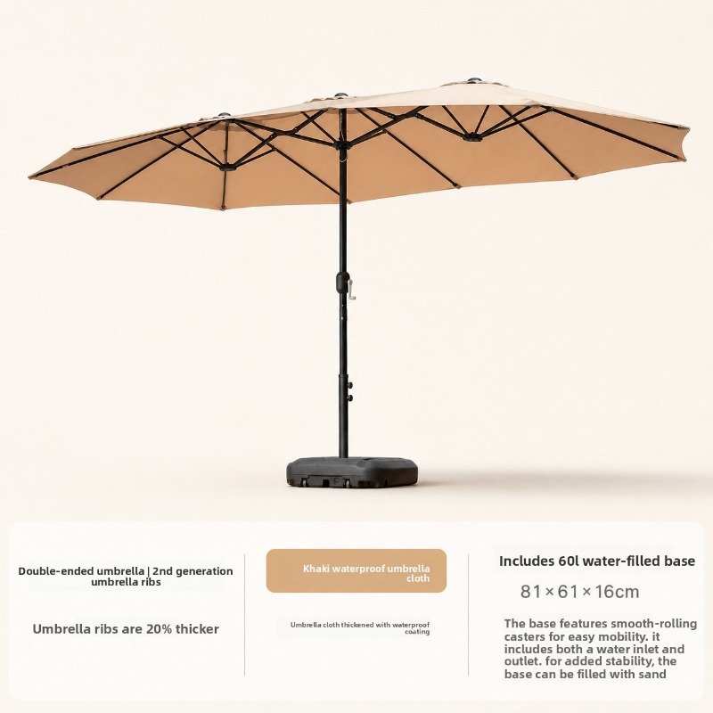 Sombrilla de exterior grande c - Outdoor Furniture With Umbrella reseña y precio