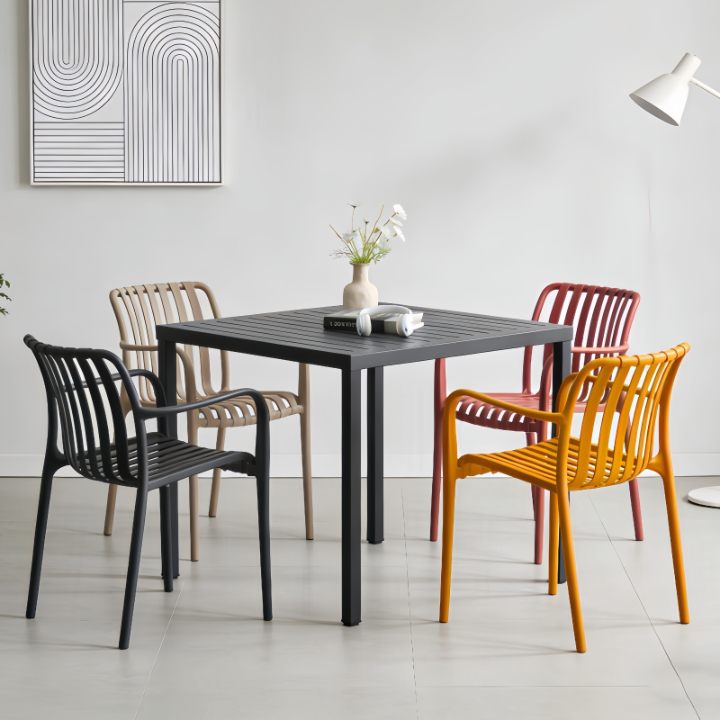 Silla de Comedor Simple con Re - Outdoor Furniture For Cafe reseña y precio