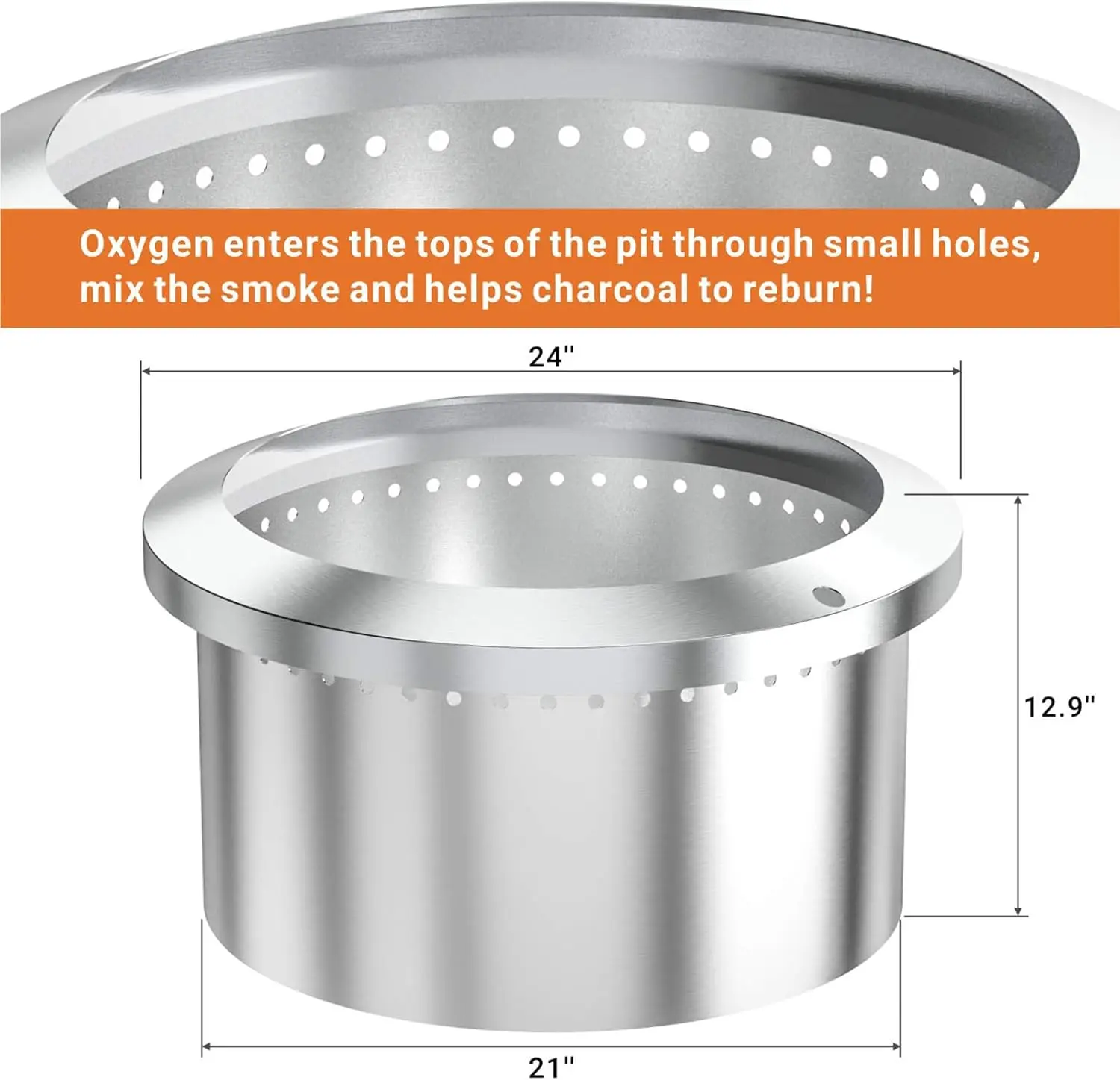 Brasero de Acero Inoxidable de - Fire Pit Bowl reseña y precio