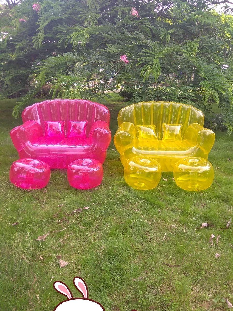 Sofá inflable elegante de lujo - Outdoor Furniture For Cafe reseña y precio