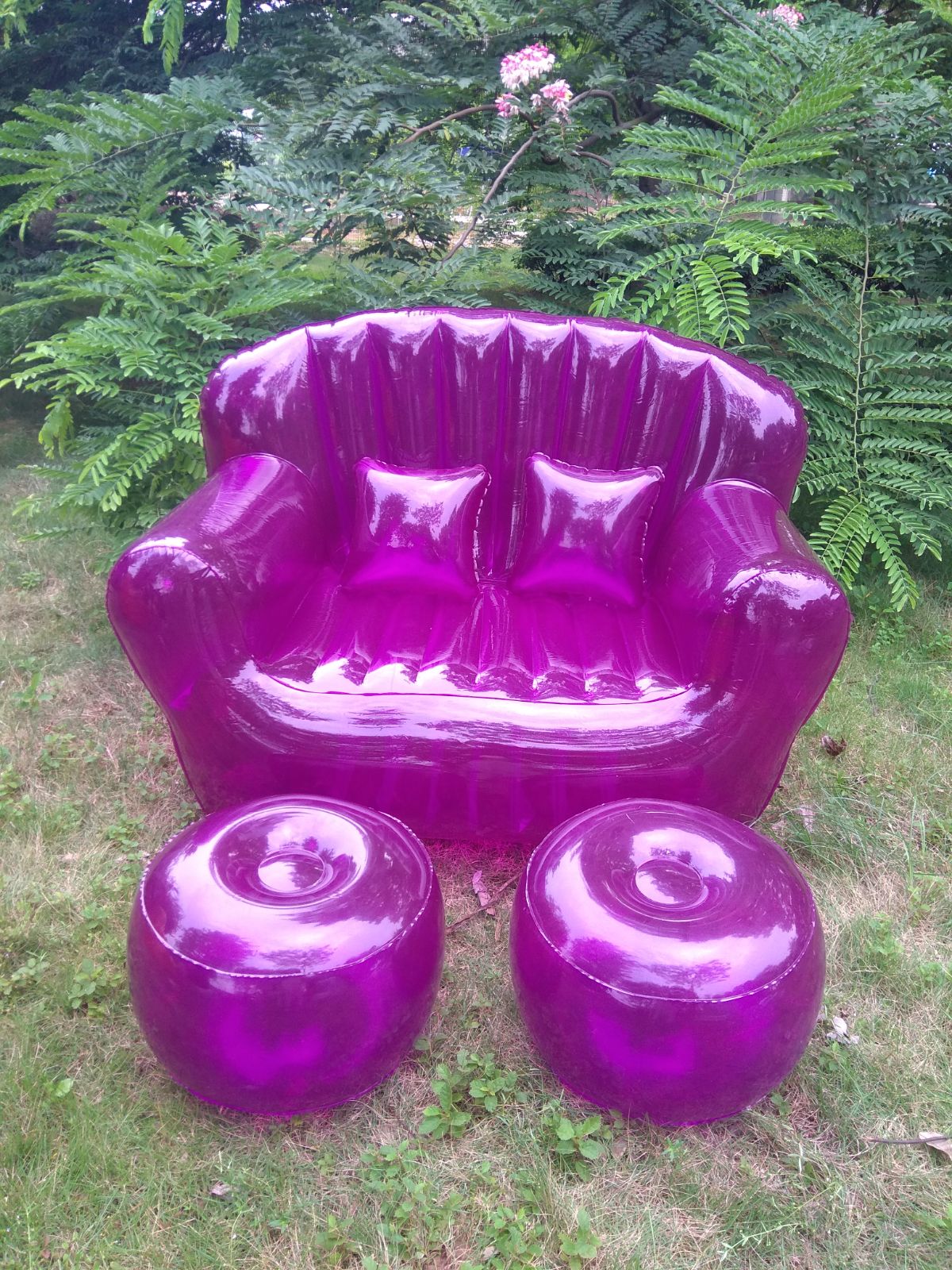 Sofá inflable elegante de lujo - Outdoor Furniture For Cafe reseña y precio