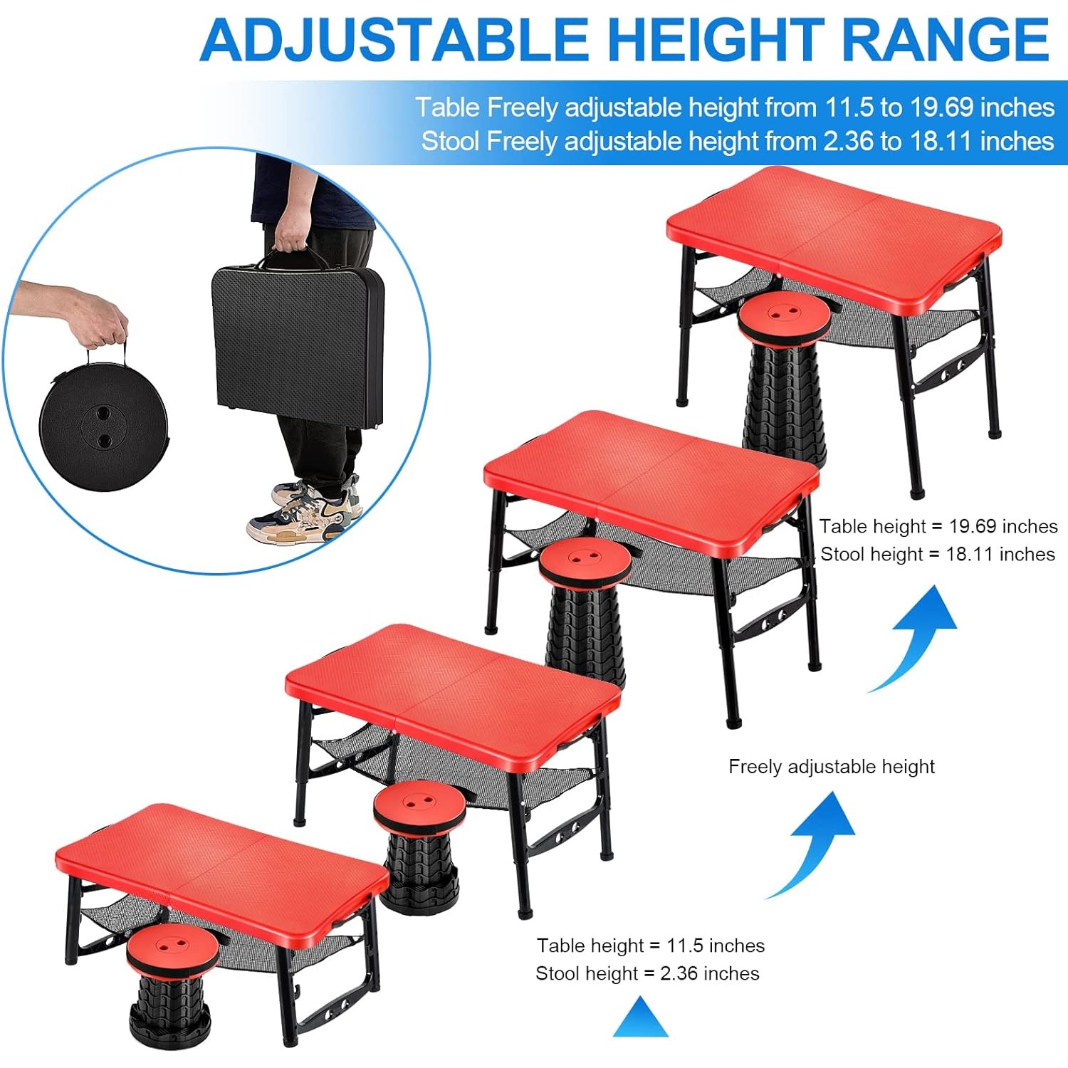 Juego de mesa y taburetes pleg - Outdoor Daybed Sofa reseña y precio
